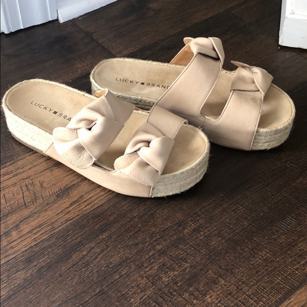 Lucky Brand Izbremma Platform Sandals